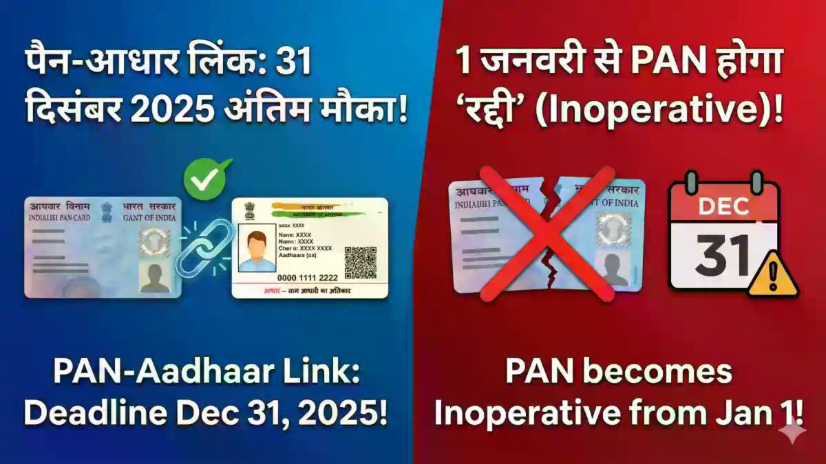 How to Link PAN with Aadhaar: पैन-आधार लिंक नहीं किया? ₹1000 की पेनाल्टी भरकर ऐसे करें एक्टिवेट, स्टेप-बाय-स्टेप प्रोसेस