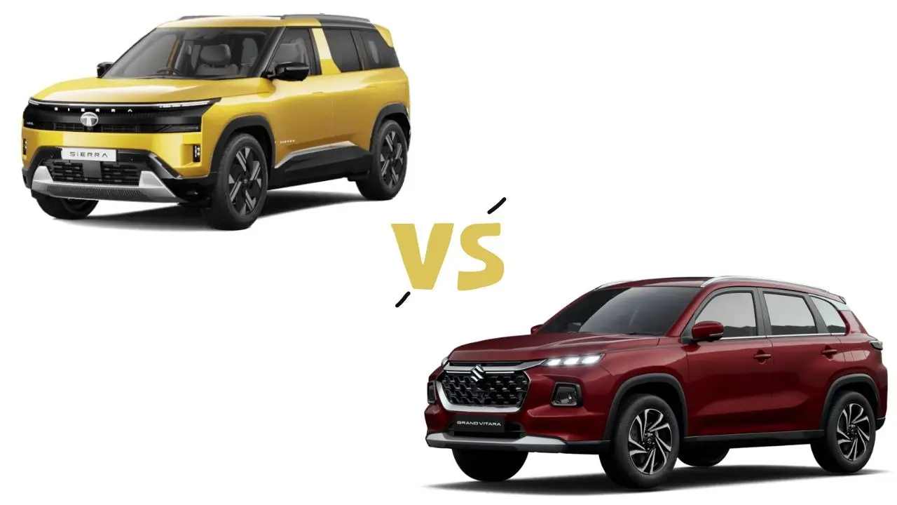 Tata Sierra Vs Grand Vitara: माइलेज का 'बादशाह' या पावर का 'किंग'? जानें आपके लिए कौन सी SUV खरीदना है समझदारी